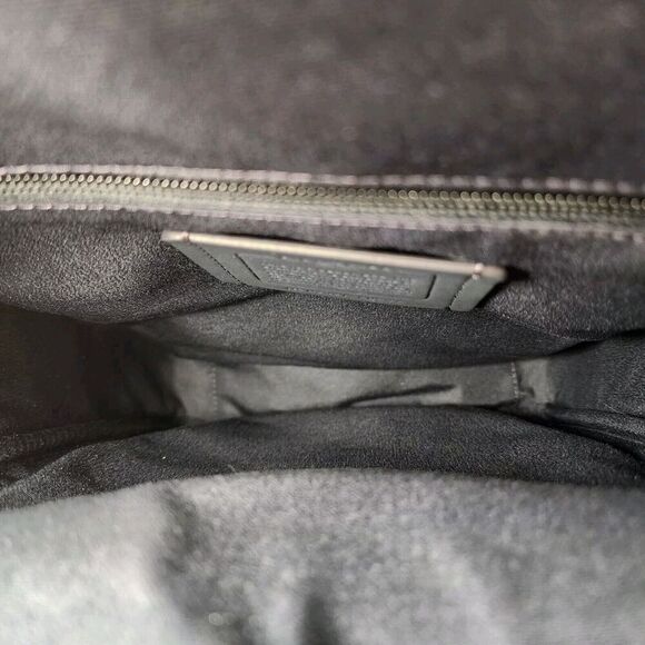 COACH CU547 Men’s Ethan Pack Signature Denim Coated Canvas & Smooth Leather Navy - Picture 7 of 7